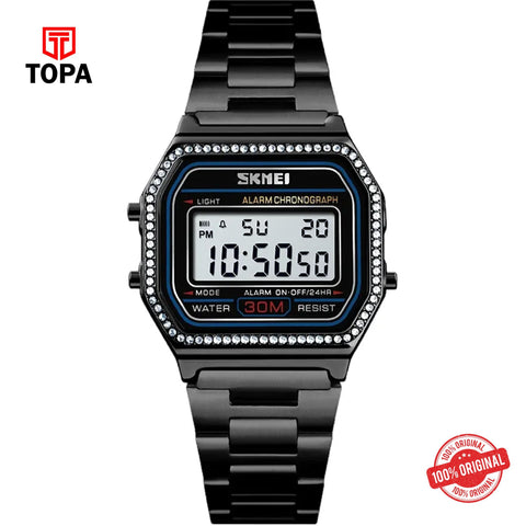 Topa Skmei-1474-L-BLK-Digital-Women-Watch - Product Image 1