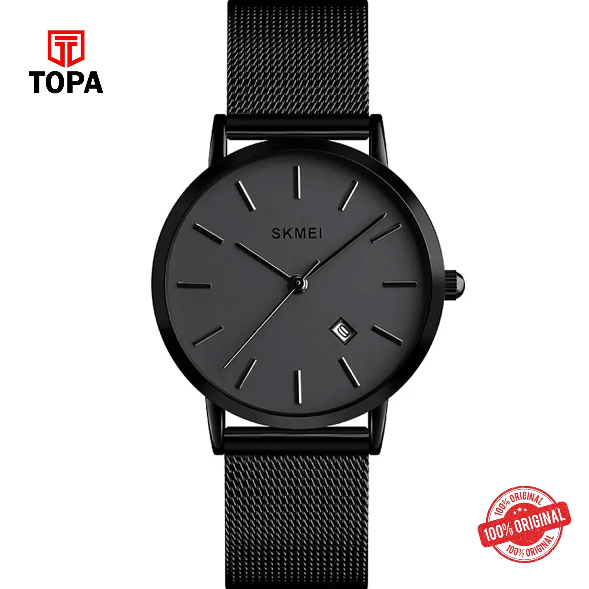 Topa Skmei-1530-BLK-Mesh-Band-Women-Watch - Product Image 1