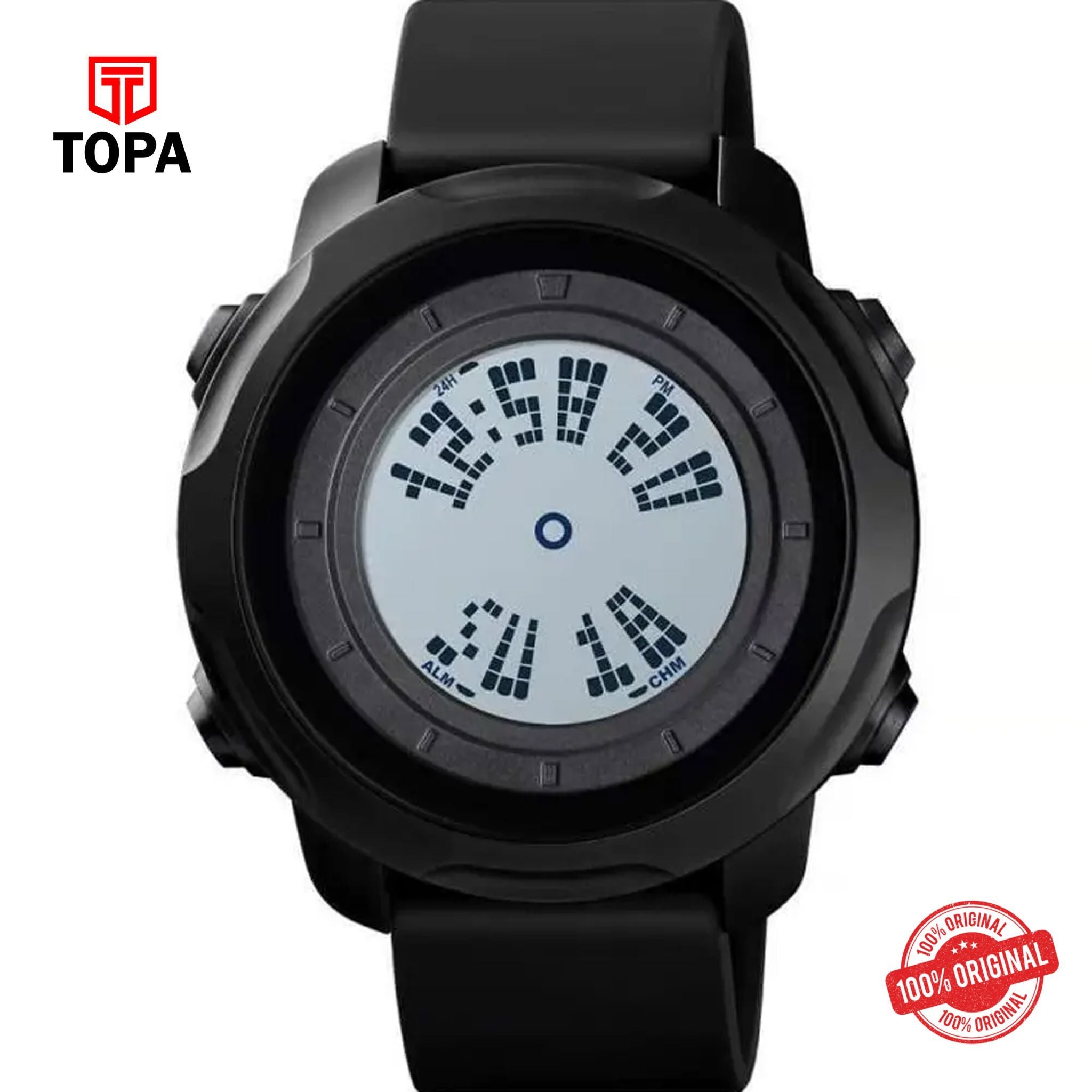 Topa Skmei-1571-G-BLK-WHT-Digital-Men-Watch - Product Image 1