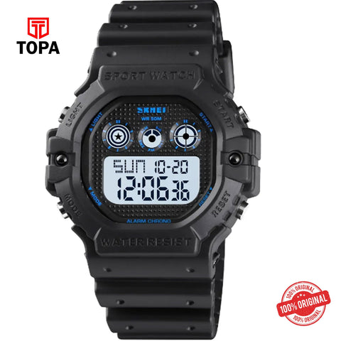 Topa Skmei-1606-G-BLK-WHT-Digital-Men-Watch - Product Image 1