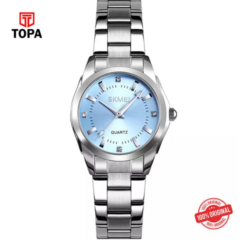 Topa Skmei-1620-L-CH-BLU-Metal-Band-Women-Watch - Product Image 1