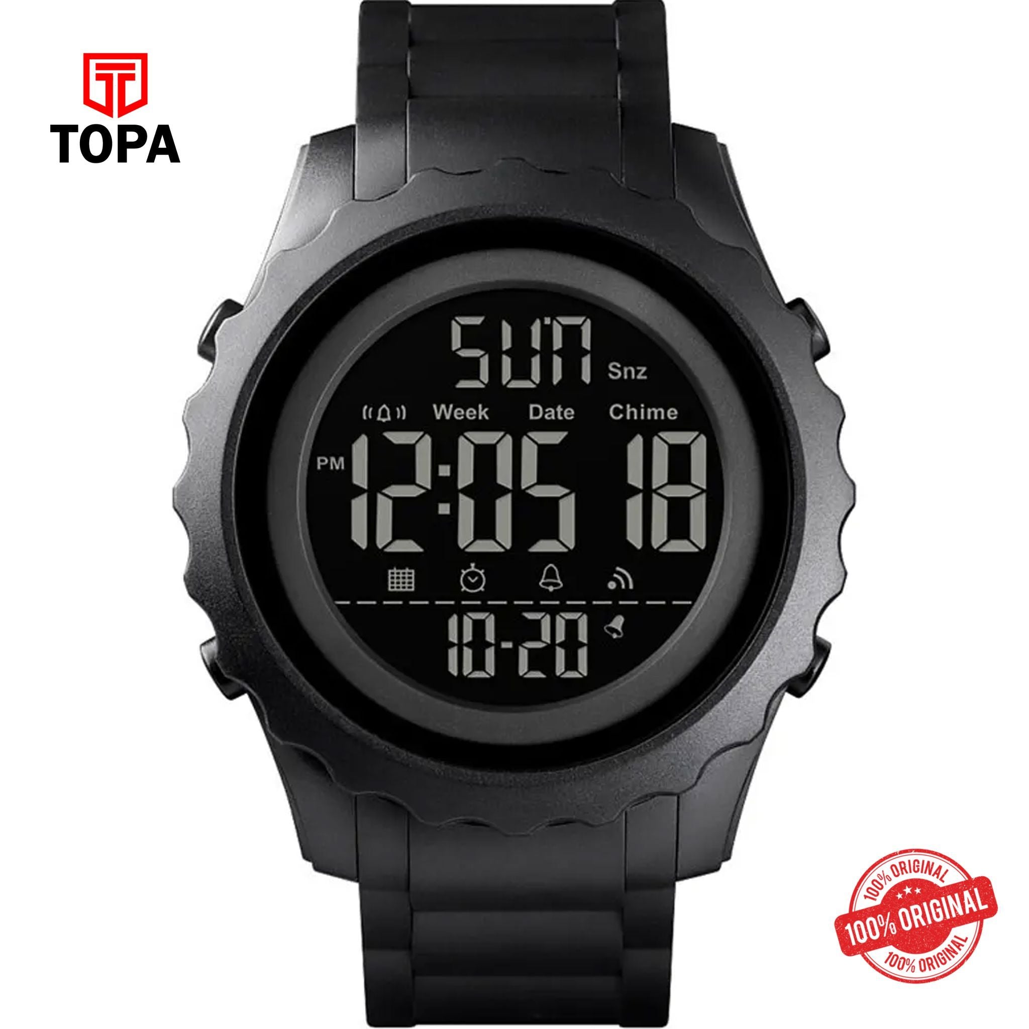 Topa Skmei-1624-G-BLK-Digital-Men-Watch - Product Image 1