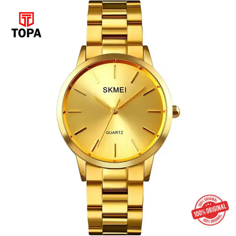 Topa Skmei-1695-GLD-Metal-Band-Women-Watch - Product Image 1