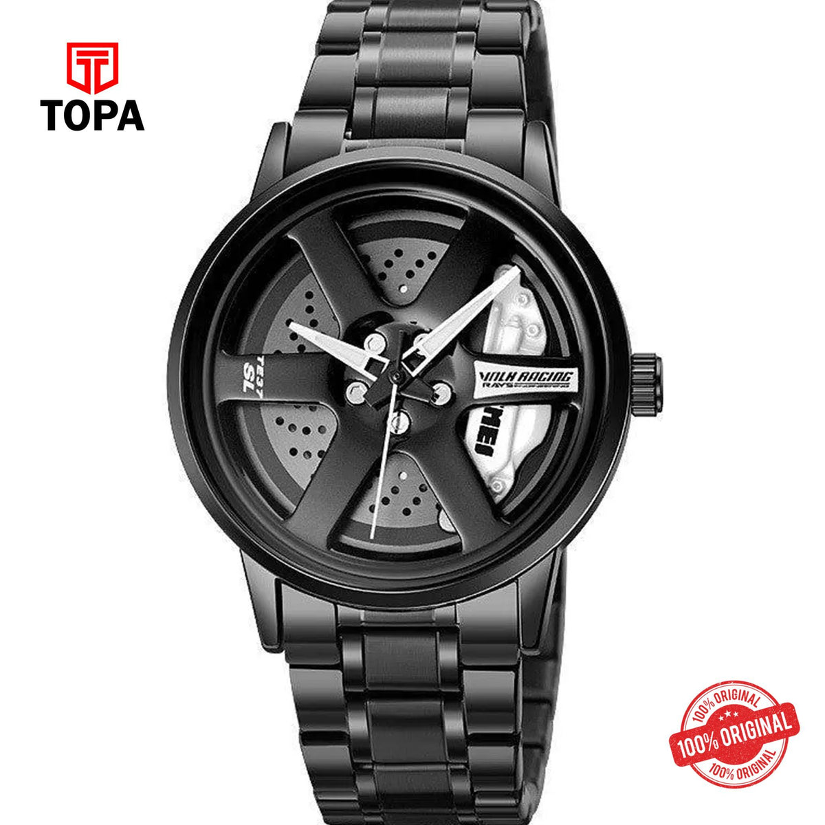 Topa Skmei-1787-G-BLK-WHTNIDL-Metal-Band-Men-Watch - Product Image 1