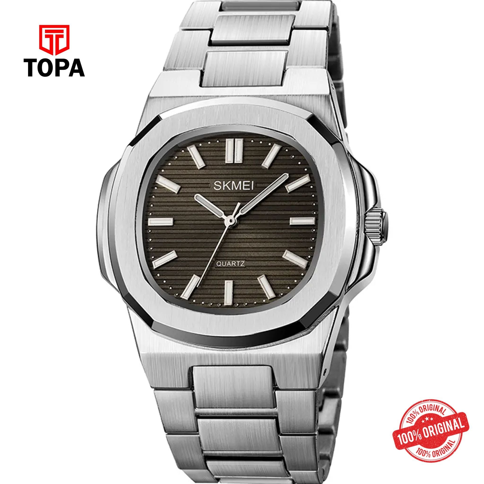 Topa Skmei-1794-G-CH-GRN-Metal-Band-Men-Watch - Product Image 1