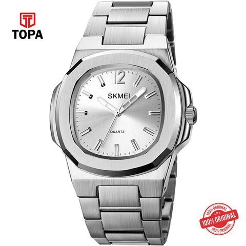 Topa Skmei-1794-G-CH-WHT-Metal-Band-Men-Watch - Product Image 1