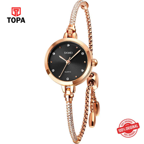 Topa Skmei-1805-L-RS-BLK-Metal-Band-Women-Watch - Product Image 1