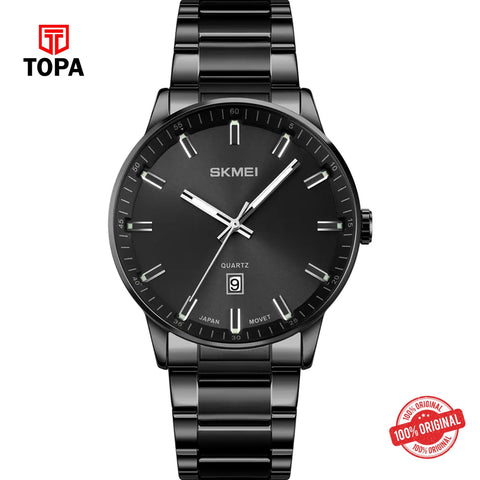 Topa Skmei-1878-G-BLK-Metal-Band-Men-Watch - Product Image 1