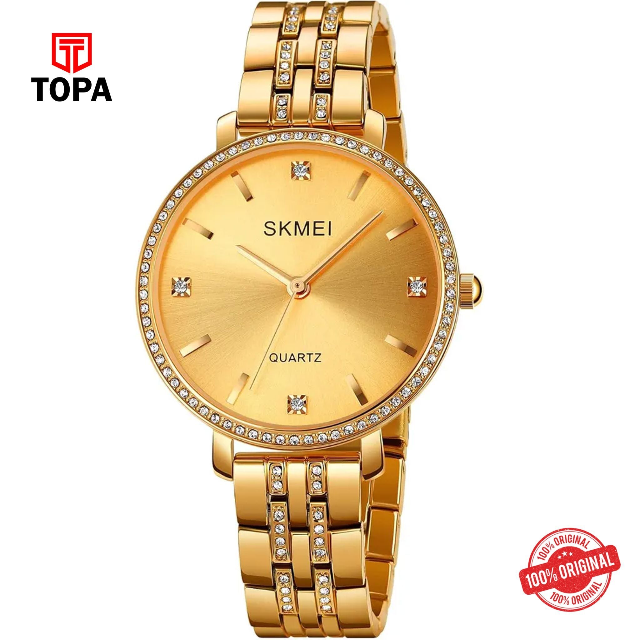 Topa Skmei-2006-L-GLD-Metal-Band-Women-Watch - Product Image 1