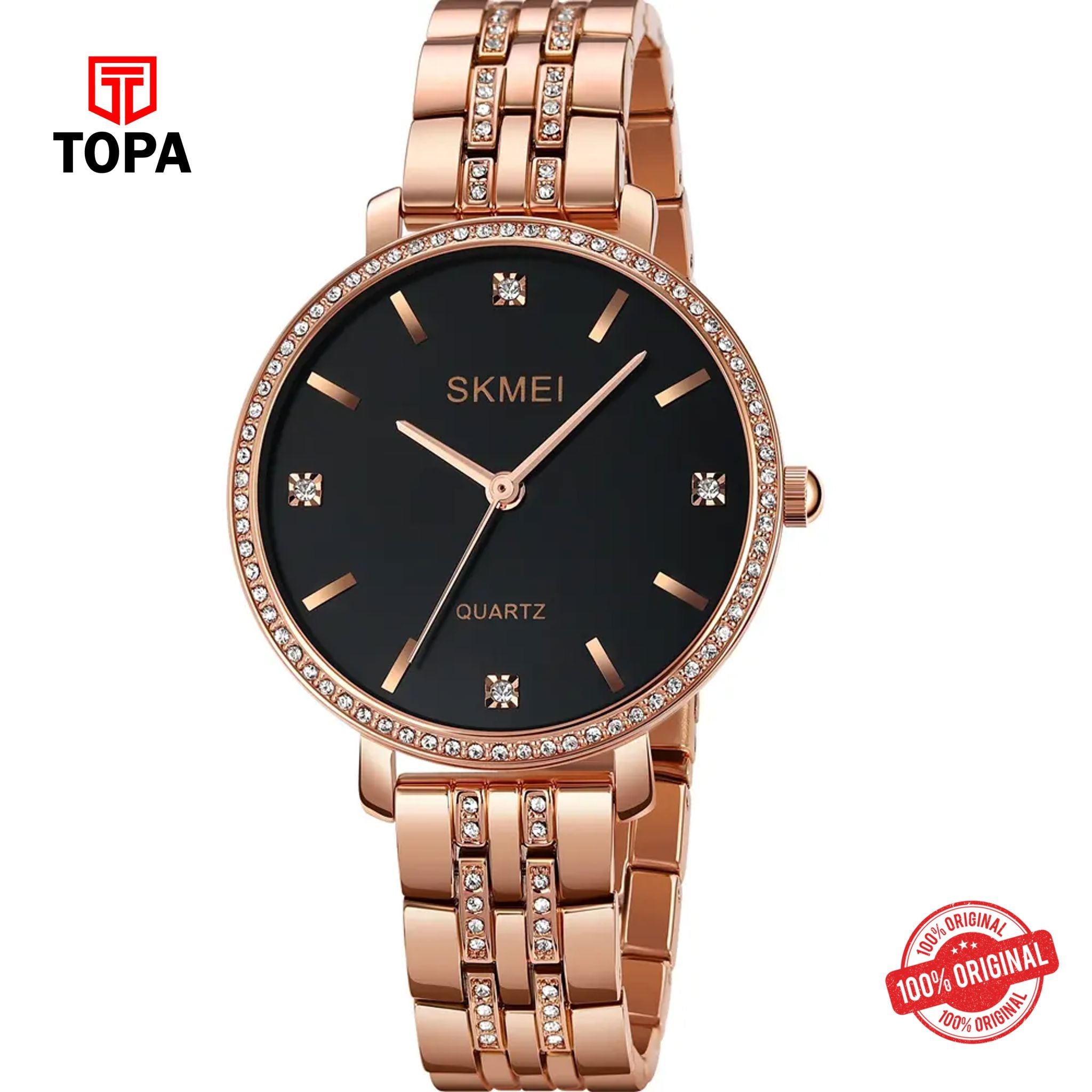 Topa Skmei-2006-L-RS-BLK-Metal-Band-Women-Watch - Product Image 1