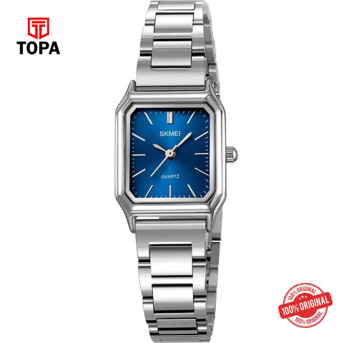 Topa Skmei-2237-L-CH-BLU-Metal-Band-Women-Watch - Product Image 1