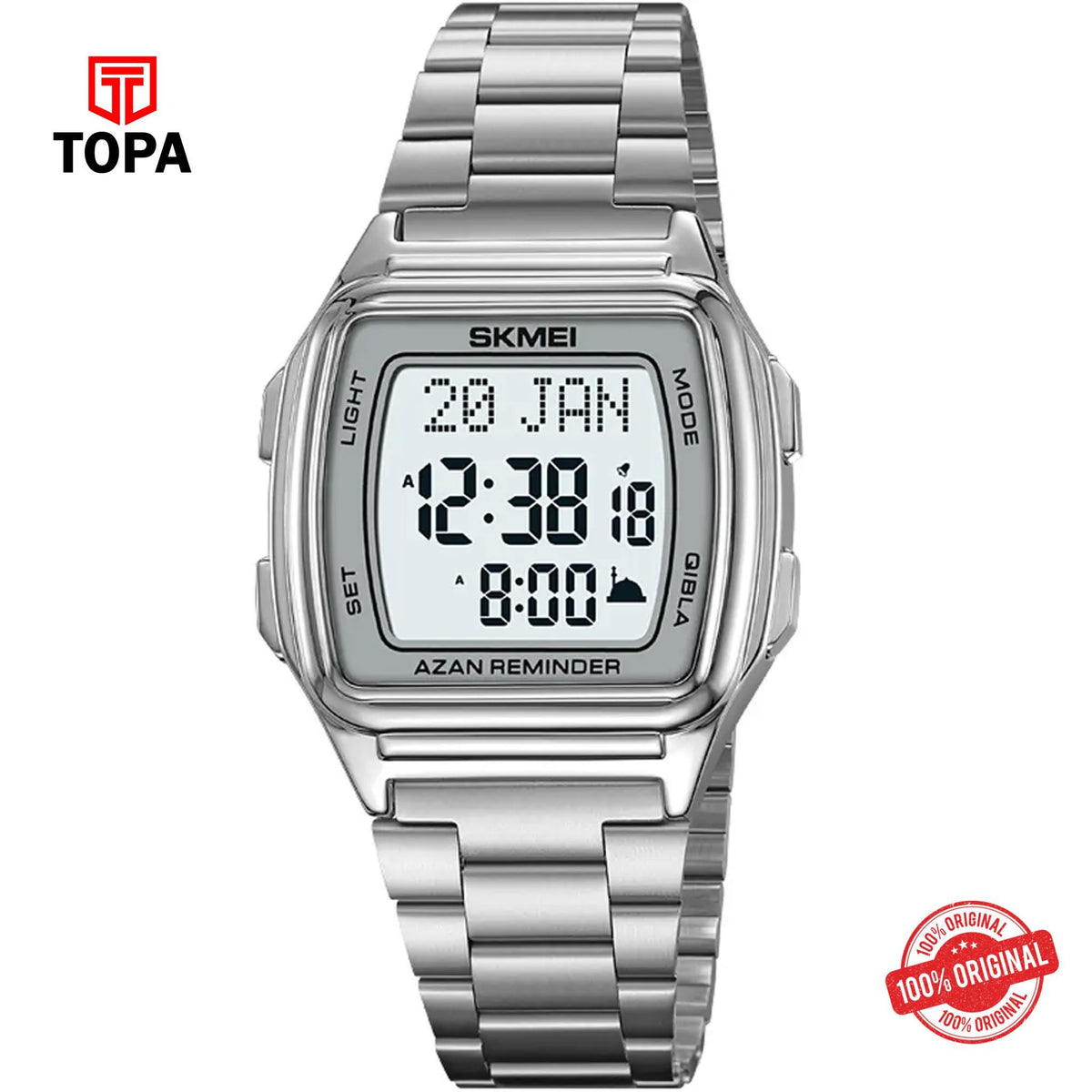 Topa Skmei-2240-CH-DIGI-Metal-Band-Men-Watch - Product Image 1