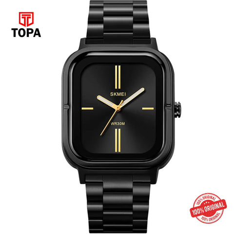 Topa Skmei-2275-G-BLK-GLDINTX-Metal-Band-Men-Watch - Product Image 1