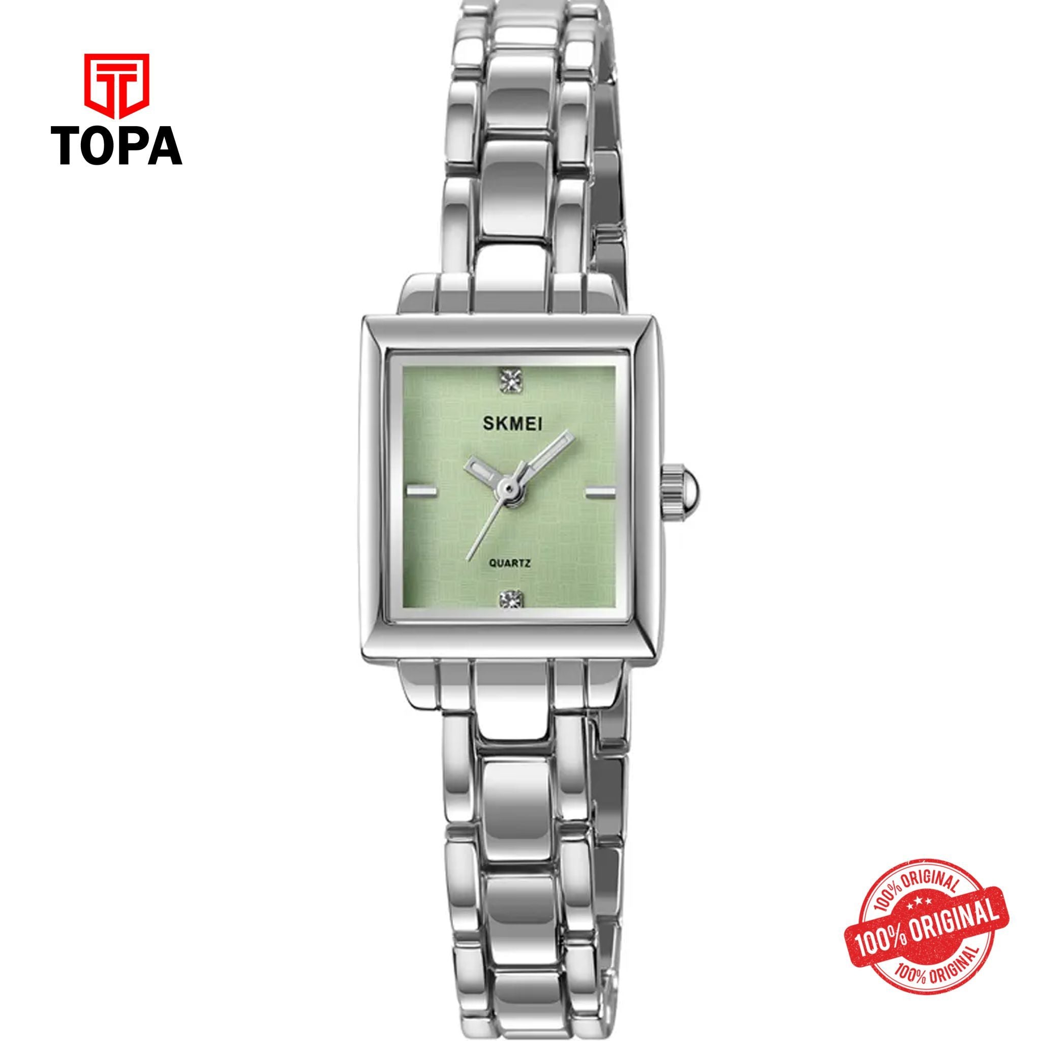 Topa Skmei-2315-L-CH-GRN-Metal-Band-Women-Watch - Product Image 1