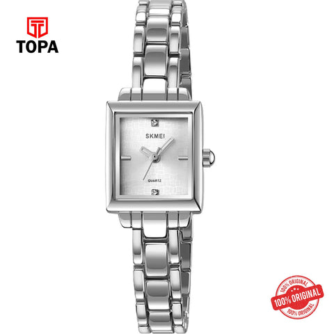 Topa Skmei-2315-L-CH-WHT-Metal-Band-Women-Watch - Product Image 1