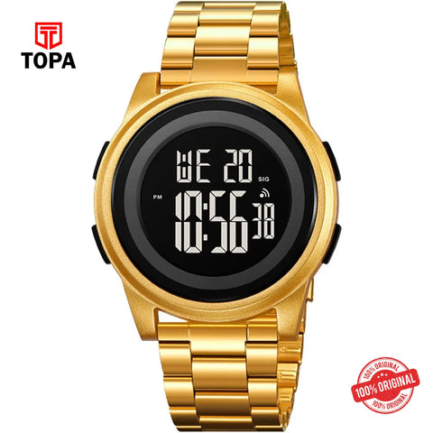 Topa Skmei-2379-GLD-DIGI-Metal-Band-Men-Watch - Product Image 1