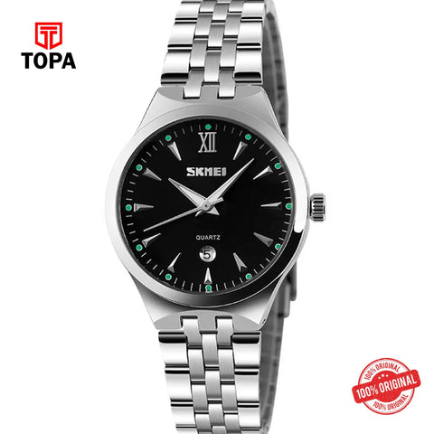Topa Skmei-9071-CH-BLK-Metal-Band-Men-Watch - Product Image 1