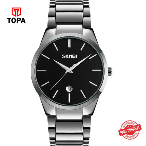 Topa Skmei-9140-CH-BLK-Metal-Band-Men-Watch - Product Image 1