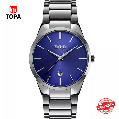 Topa Skmei-9140-CH-BLU-Metal-Band-Men-Watch - Product Image 1