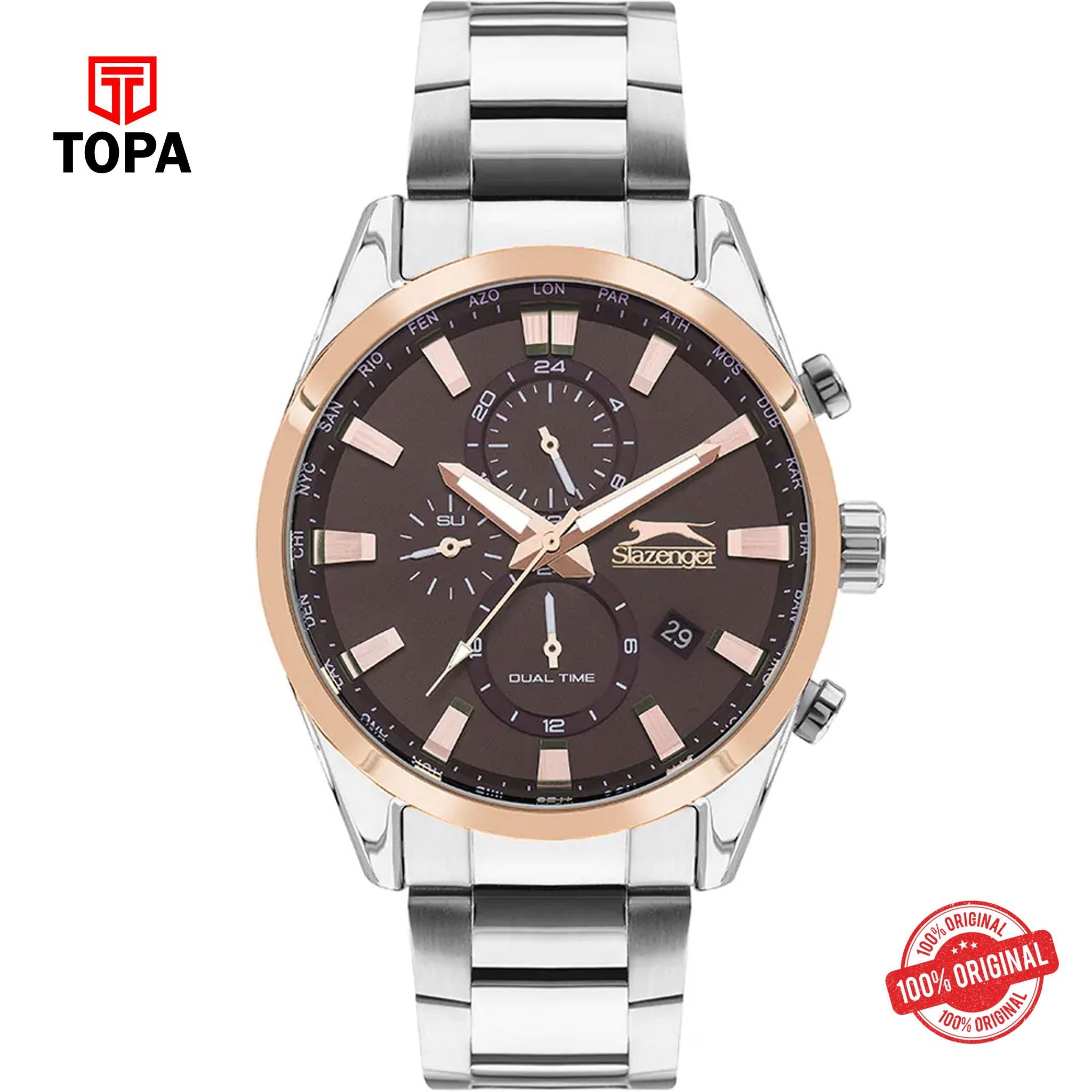 Topa Slazenger-SL.09.2058.2.05-Metal-Band-Men-Watch - Product Image 1