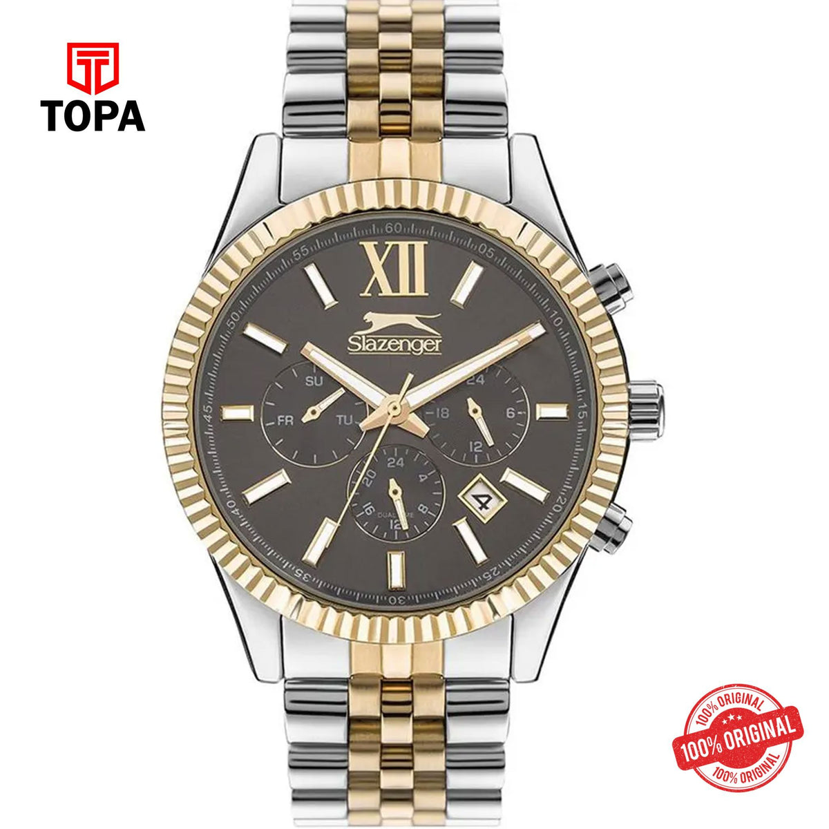Topa Slazenger-SL.9.1946.2.04-Metal-Band-Men-Watch - Product Image 1