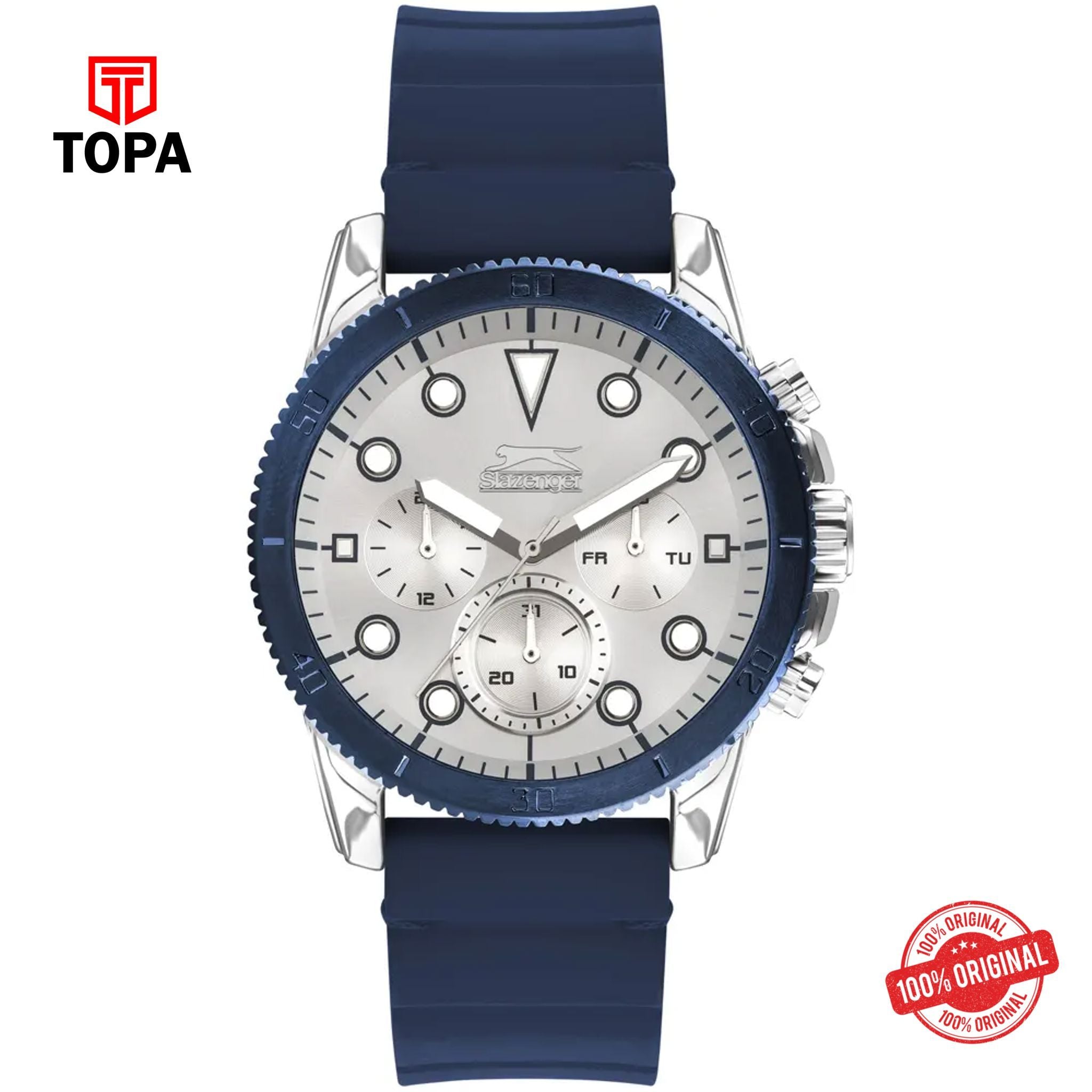 Topa Slazenger-SL.9.2012.2.02-Rubber-Band-Men-Watch - Product Image 1