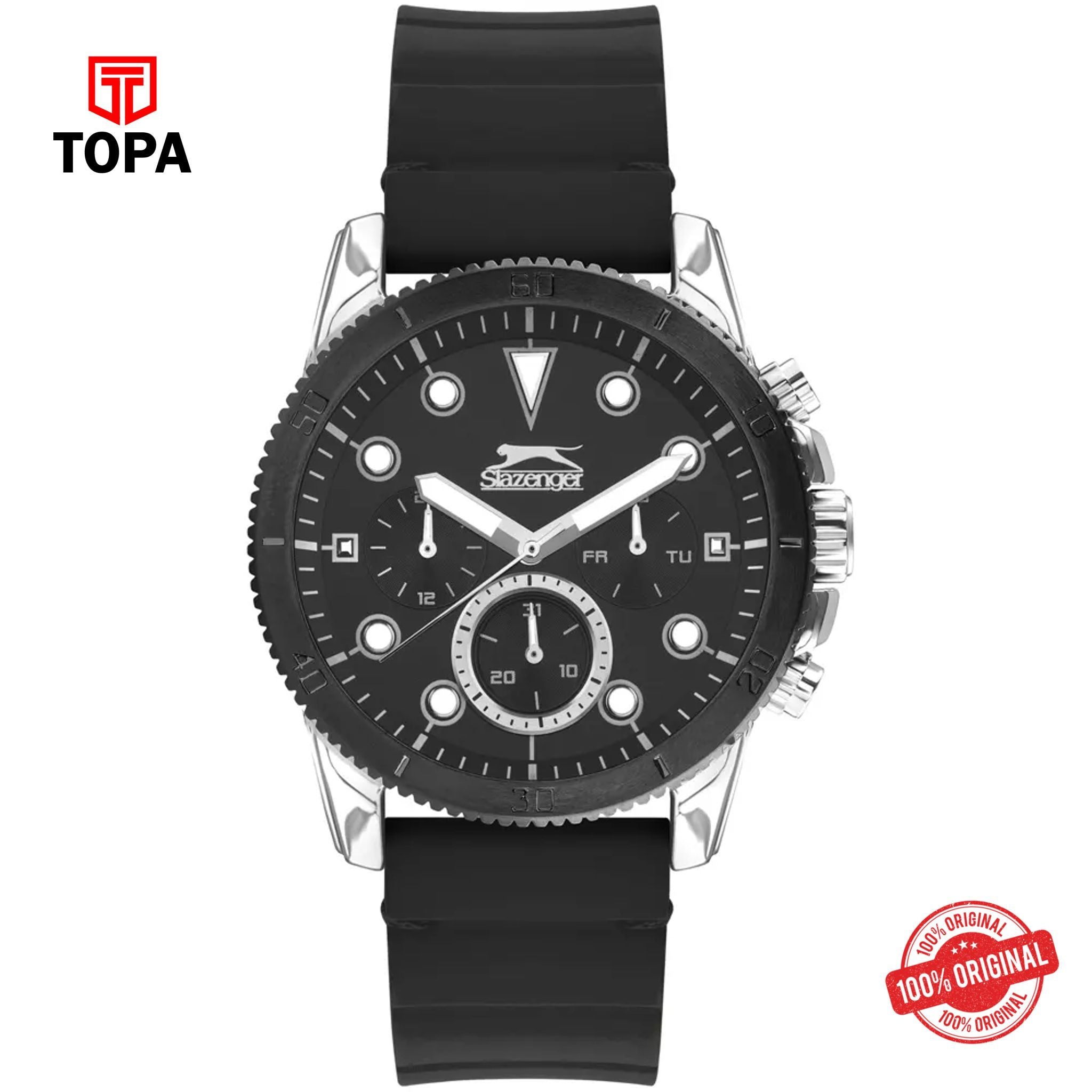 Topa Slazenger-SL.9.2012.2.01-Rubber-Band-Men-Watch - Product Image 1