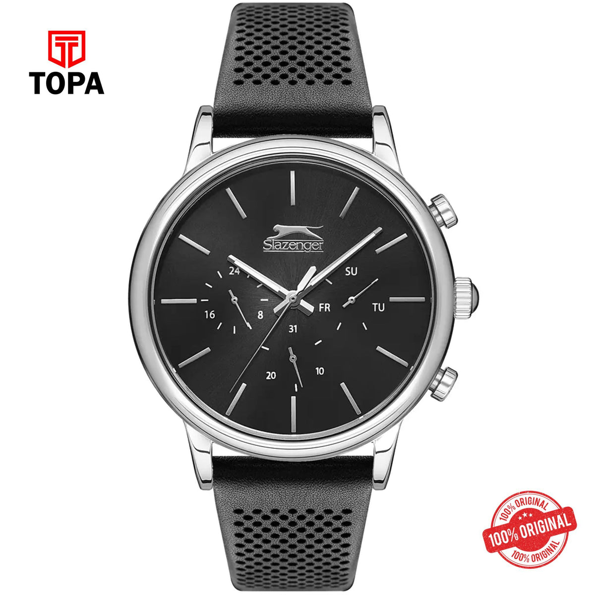 Topa Slazenger-SL.9.2030.2.01-Leather-Band-Men-Watch - Product Image 1