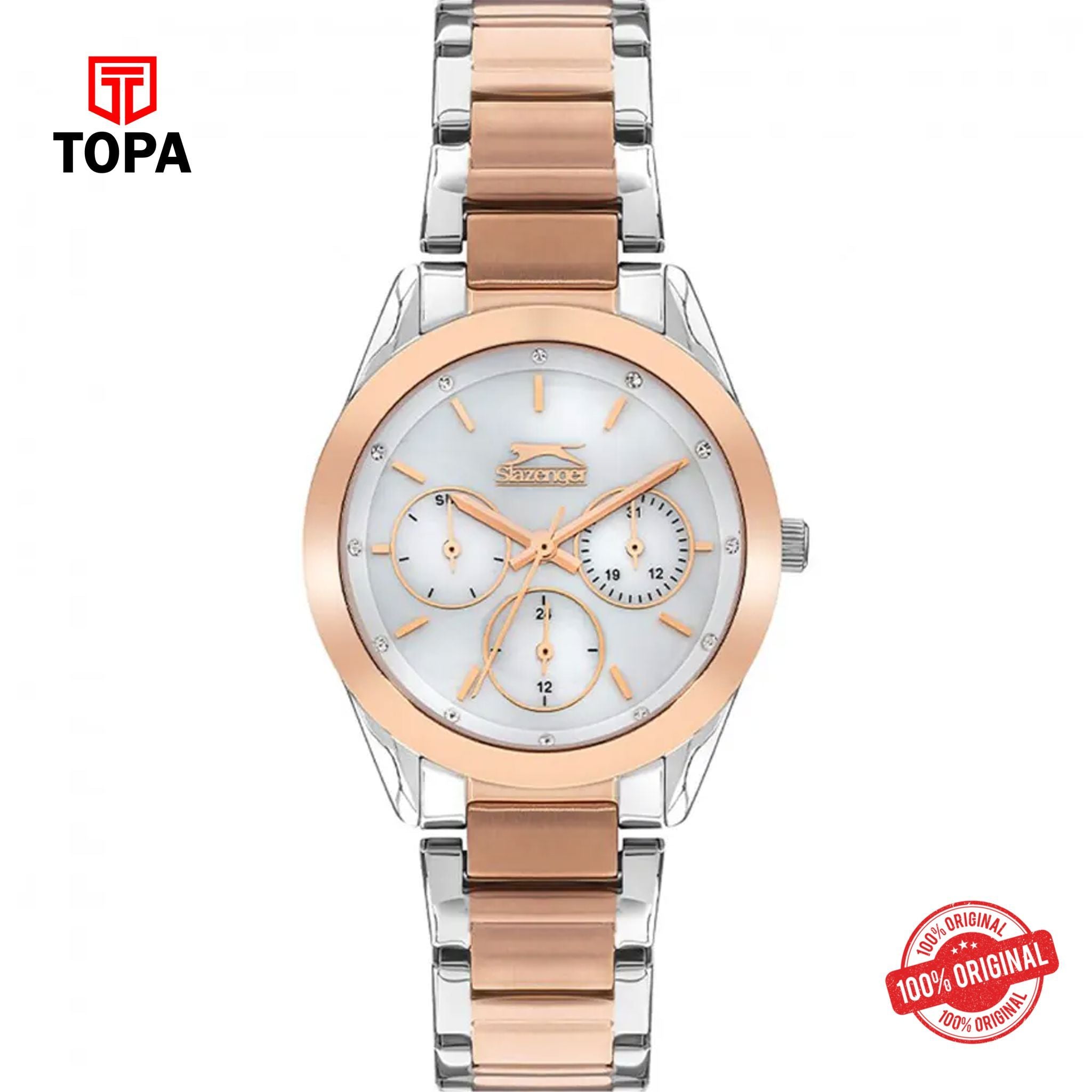 Topa Slazenger-SL.9.2033.4.04-Metal-Band-Women-Watch - Product Image 1