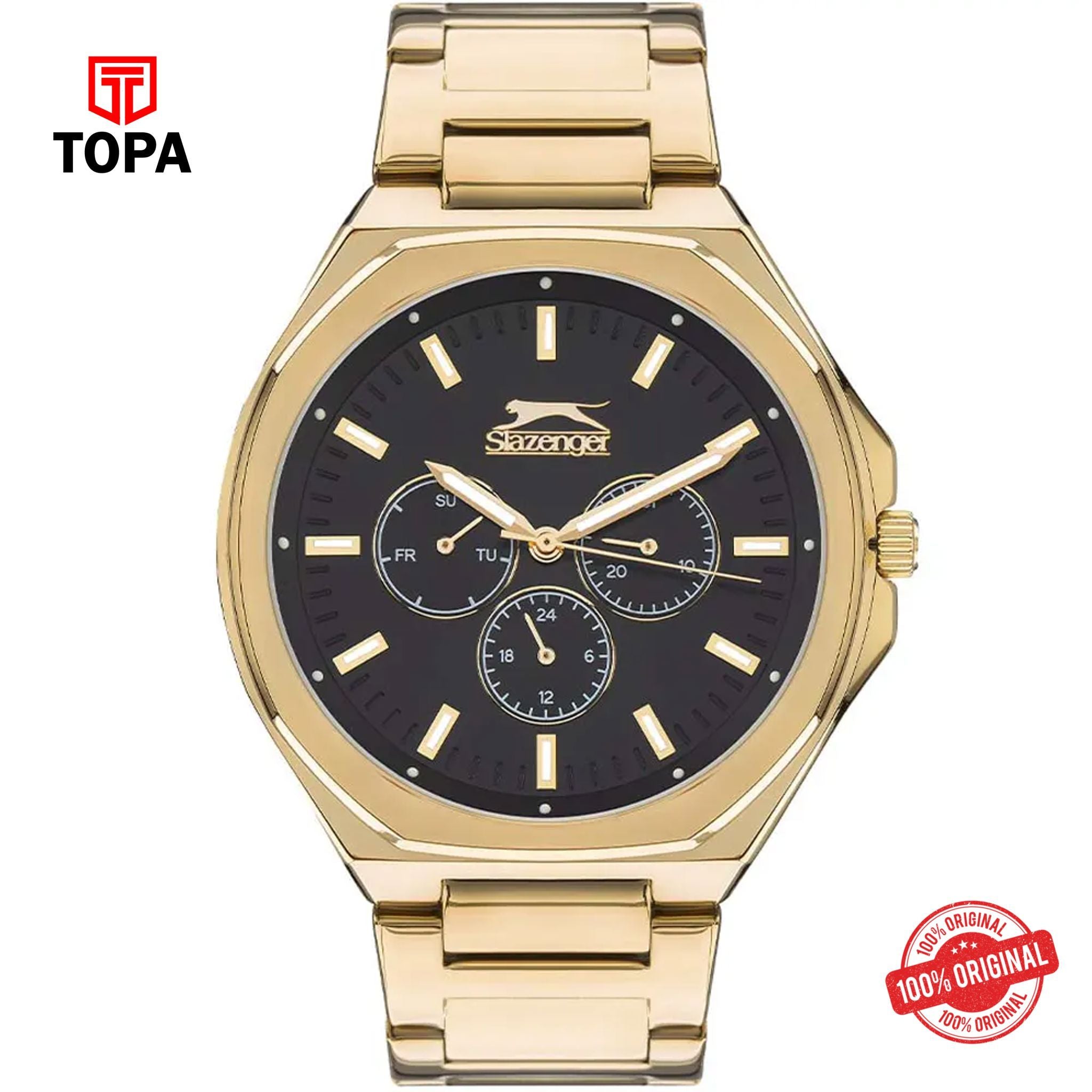 Topa Slazenger-SL.9.2039.2.03-Metal-Band-Men-Watch - Product Image 1