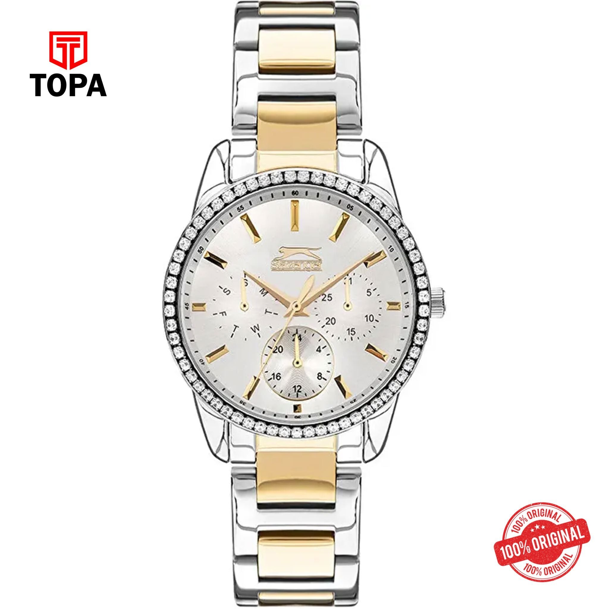 Topa Slazenger-SL.9.2041.4.01-Metal-Band-Women-Watch - Product Image 1