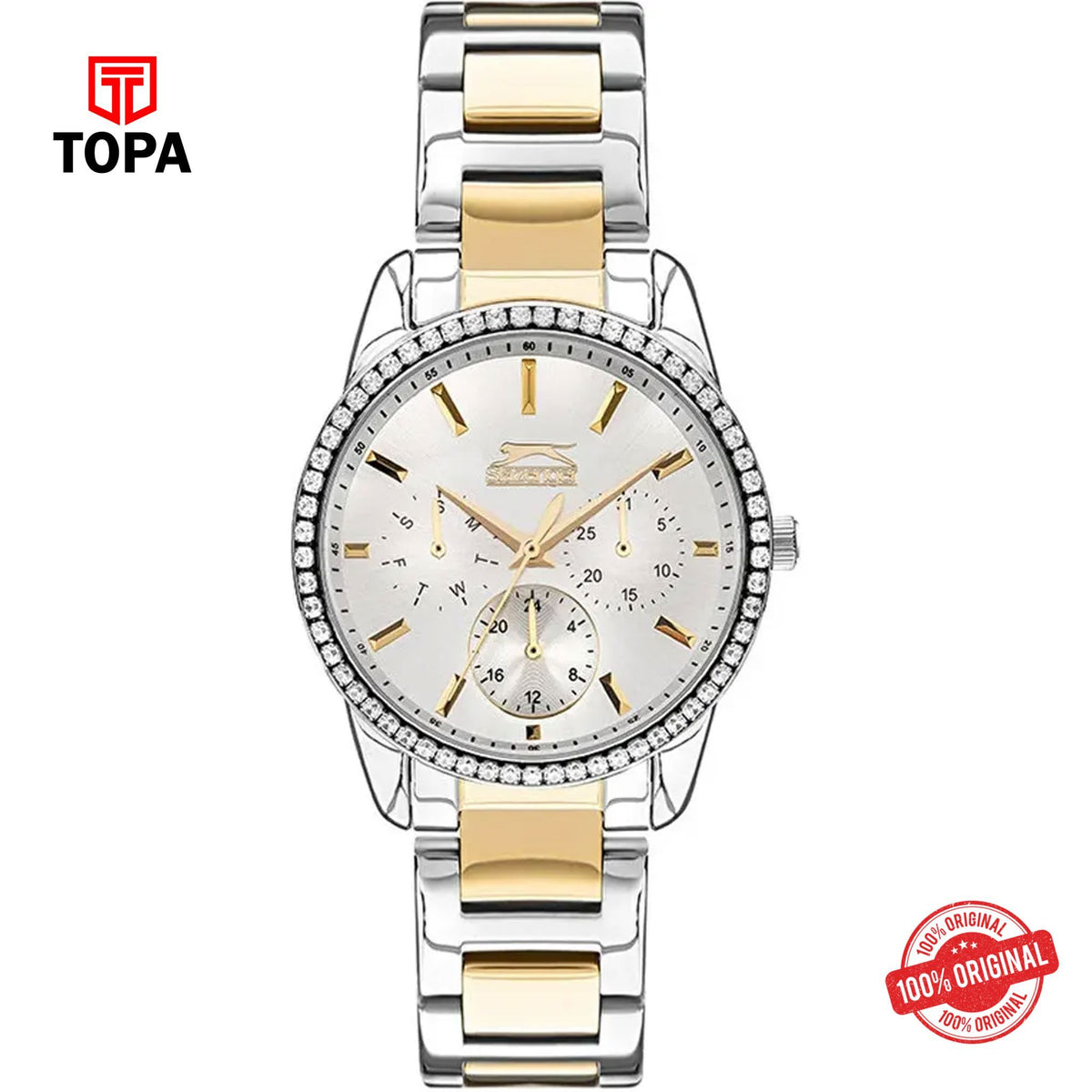 Topa Slazenger-SL.9.2041.4.01-Metal-Band-Women-Watch - Product Image 1