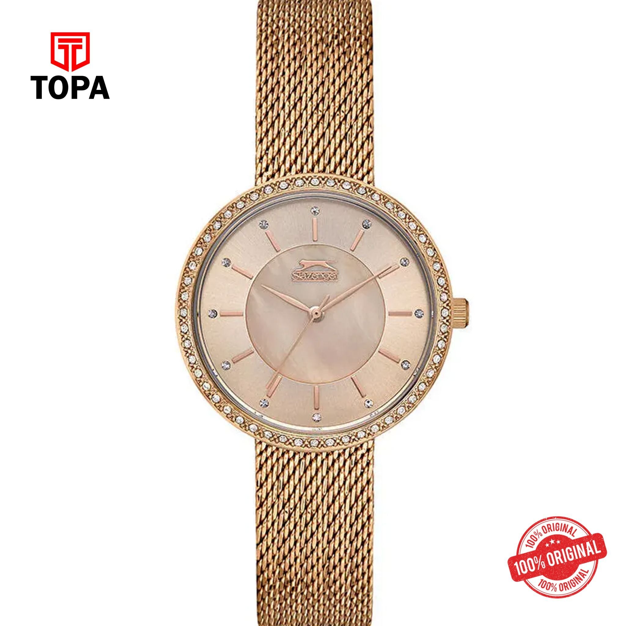Topa Slazenger-SL.9.2049.3.04-Metal-Band-Women-Watch - Product Image 1