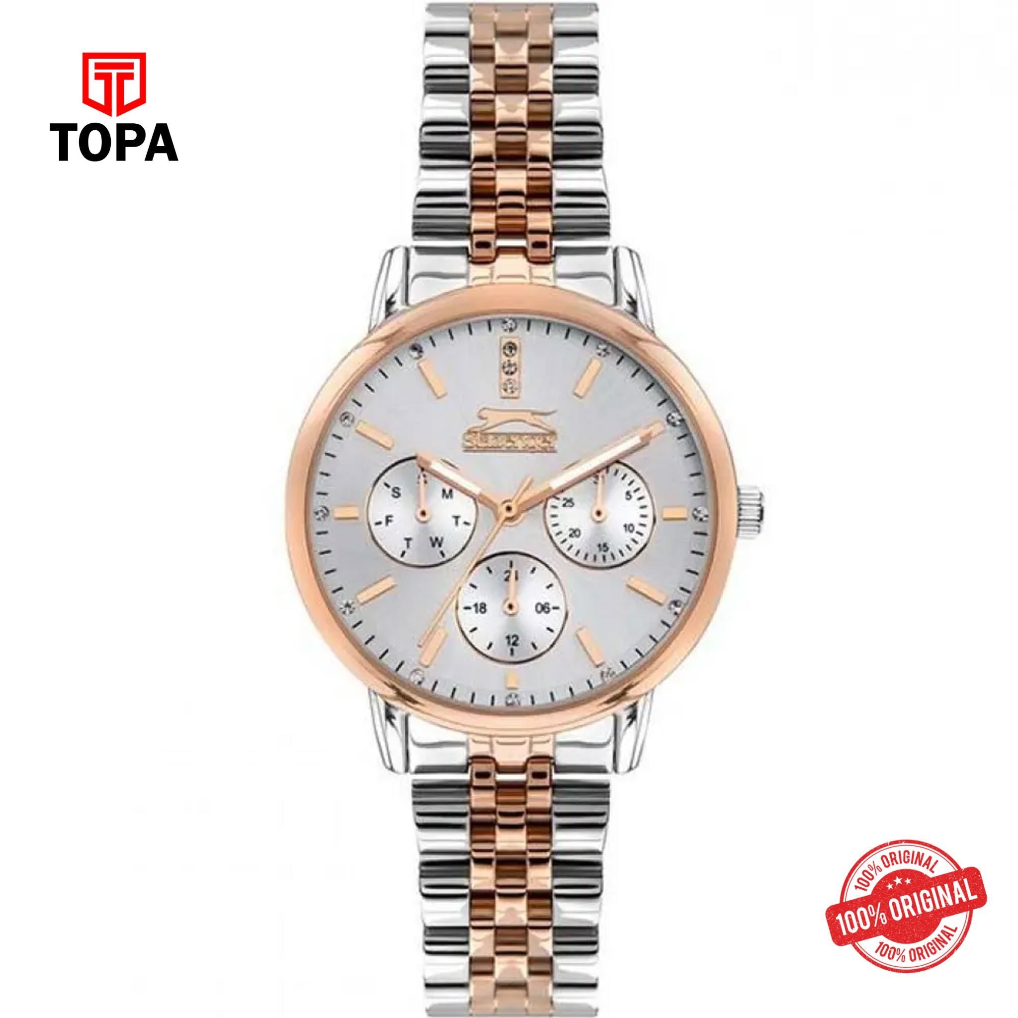 Topa Slazenger-SL.9.2050.4.04-Metal-Band-Women-Watch - Product Image 1