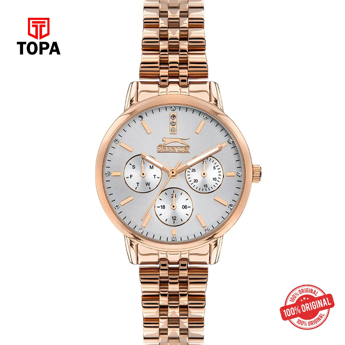 Topa Slazenger-SL.9.2050.4.02-Metal-Band-Women-Watch - Product Image 1
