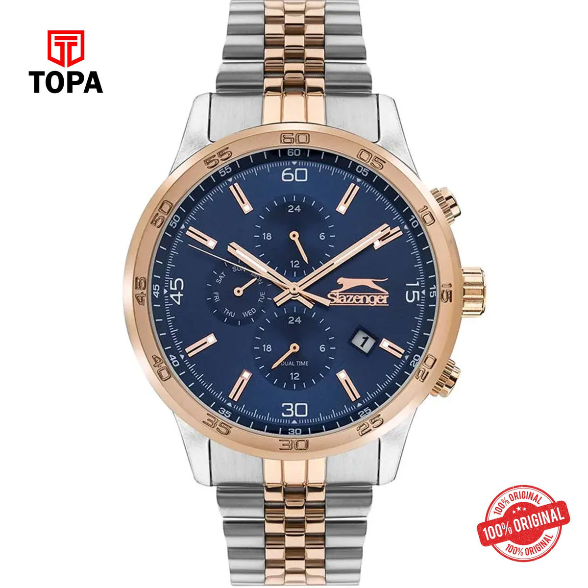 Topa Slazenger-SL.9.2055.2.02-Metal-Band-Men-Watch - Product Image 1