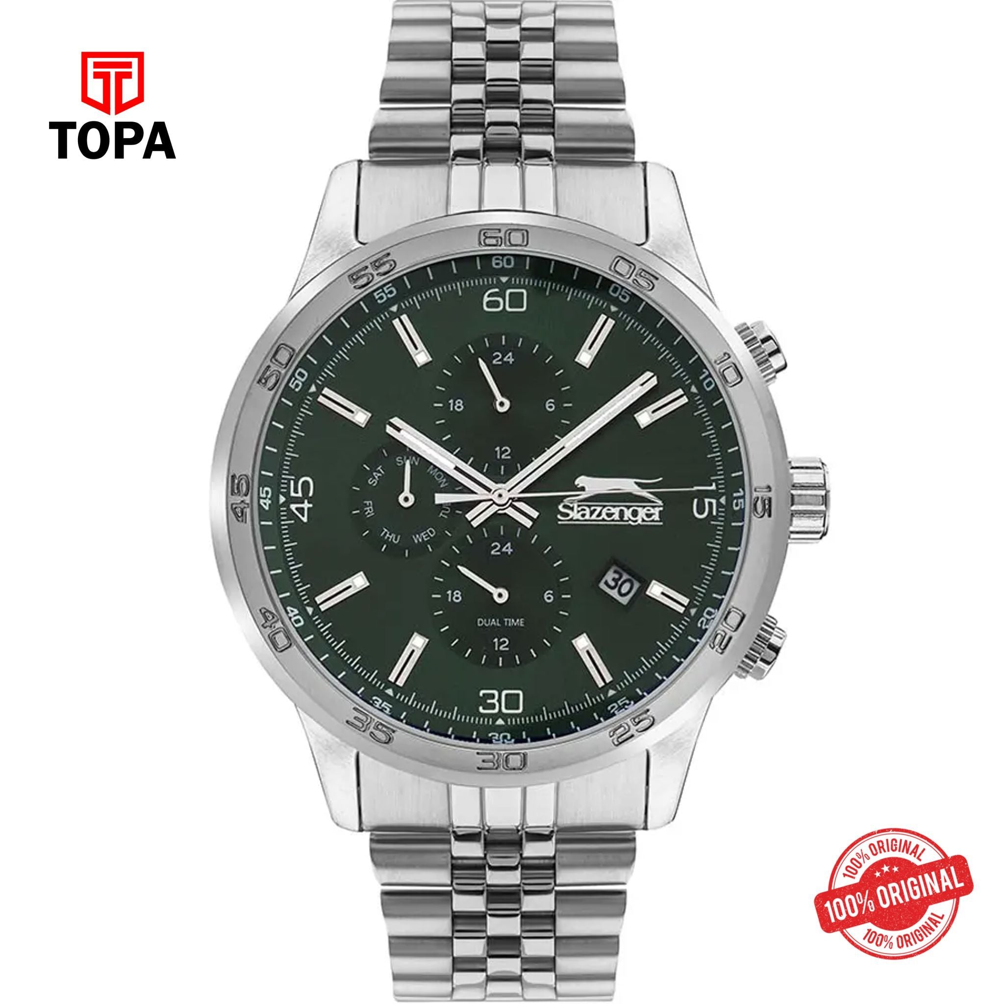 Topa Slazenger-SL.9.2055.2.03-Metal-Band-Men-Watch - Product Image 1