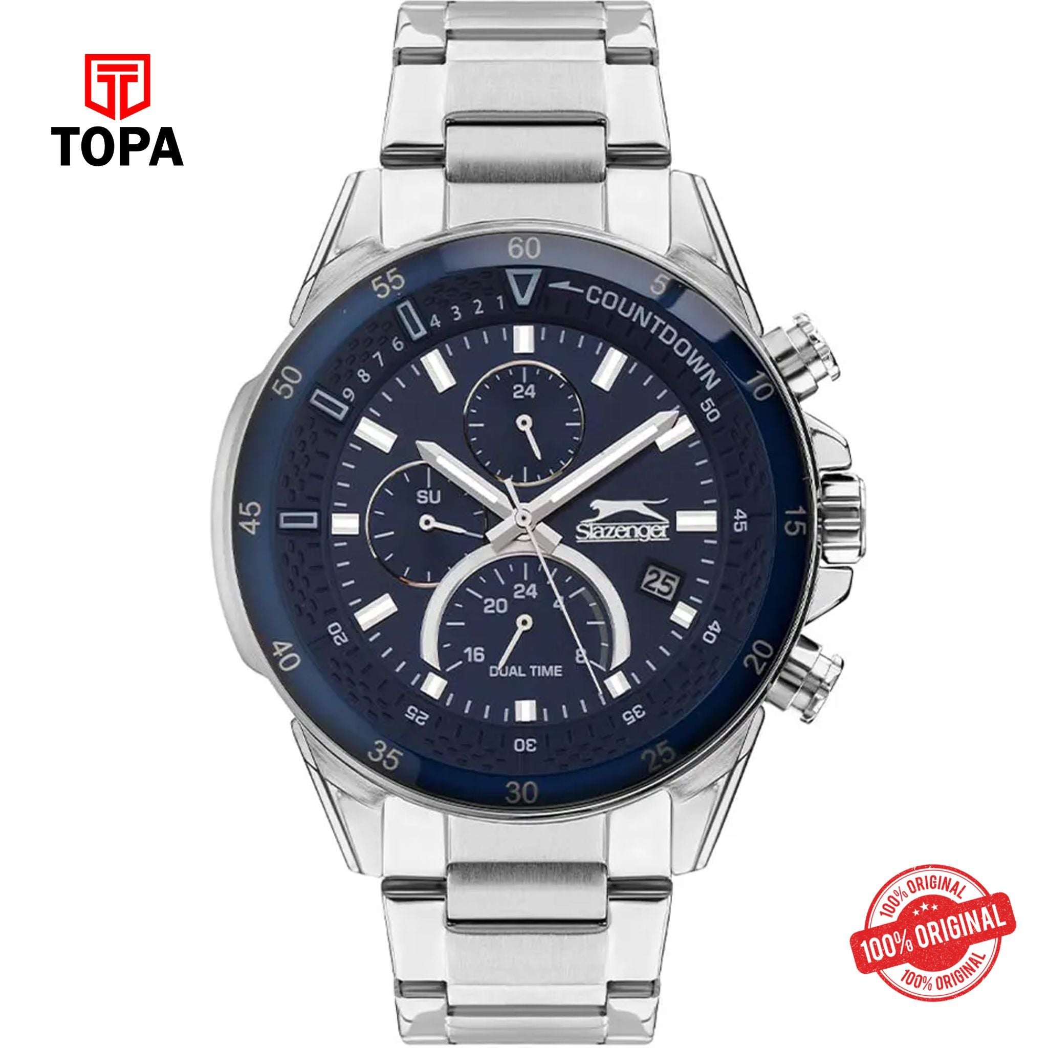 Topa Slazenger-SL.9.2056.2.02-Metal-Band-Men-Watch - Product Image 1