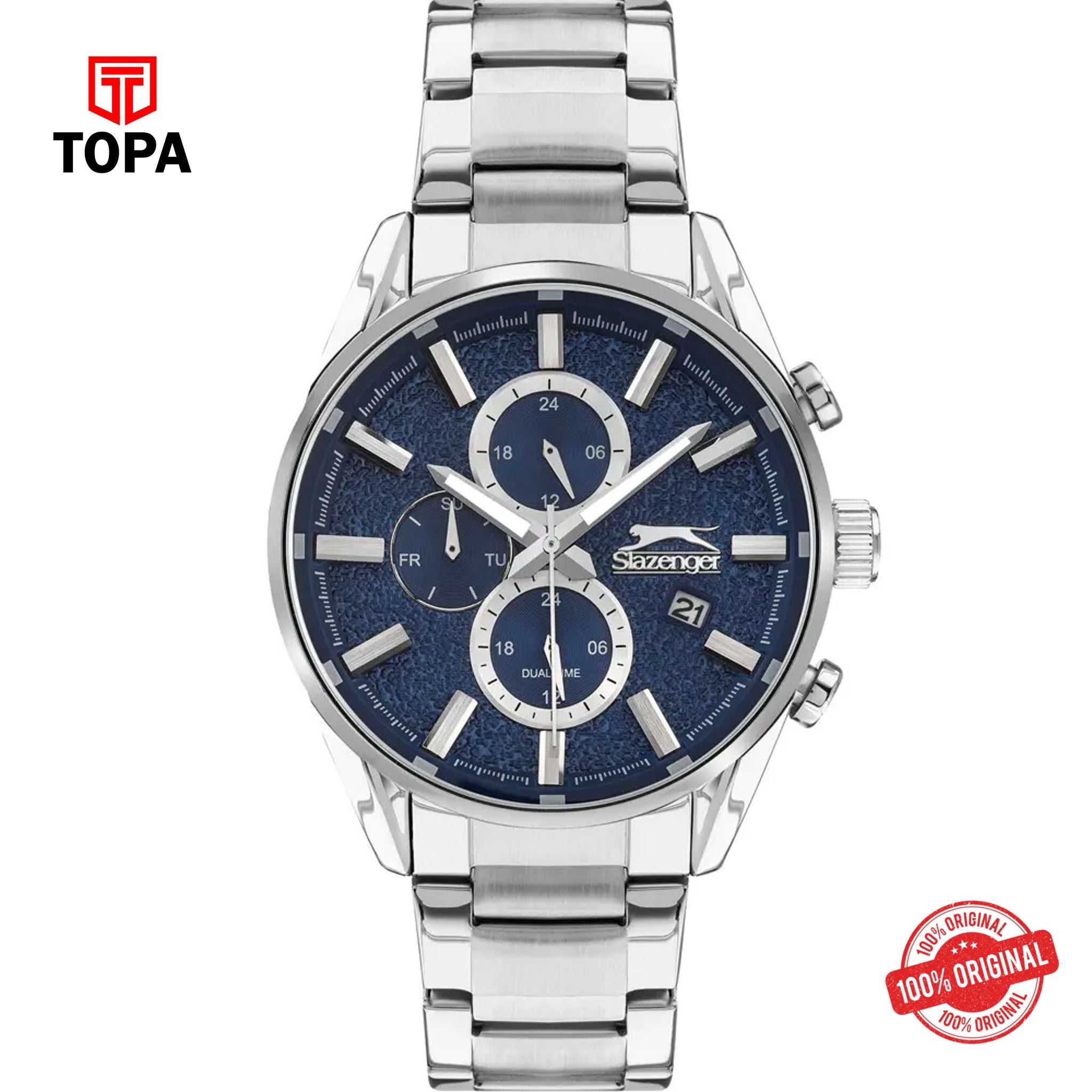 Topa Slazenger-SL.9.2059.2.02-Metal-Band-Men-Watch - Product Image 1