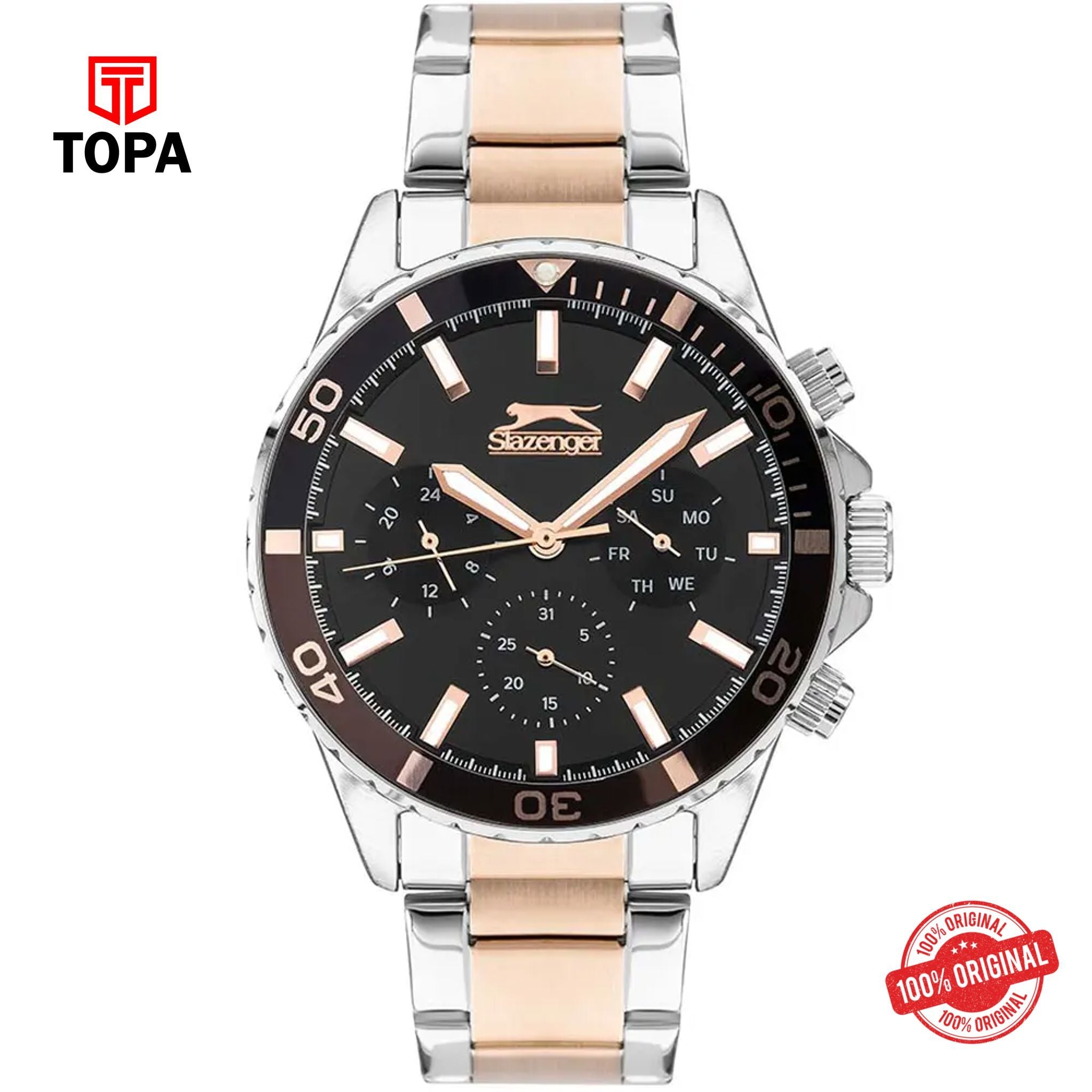 Topa Slazenger-SL.9.2065.2.04-Metal-Band-Men-Watch - Product Image 1