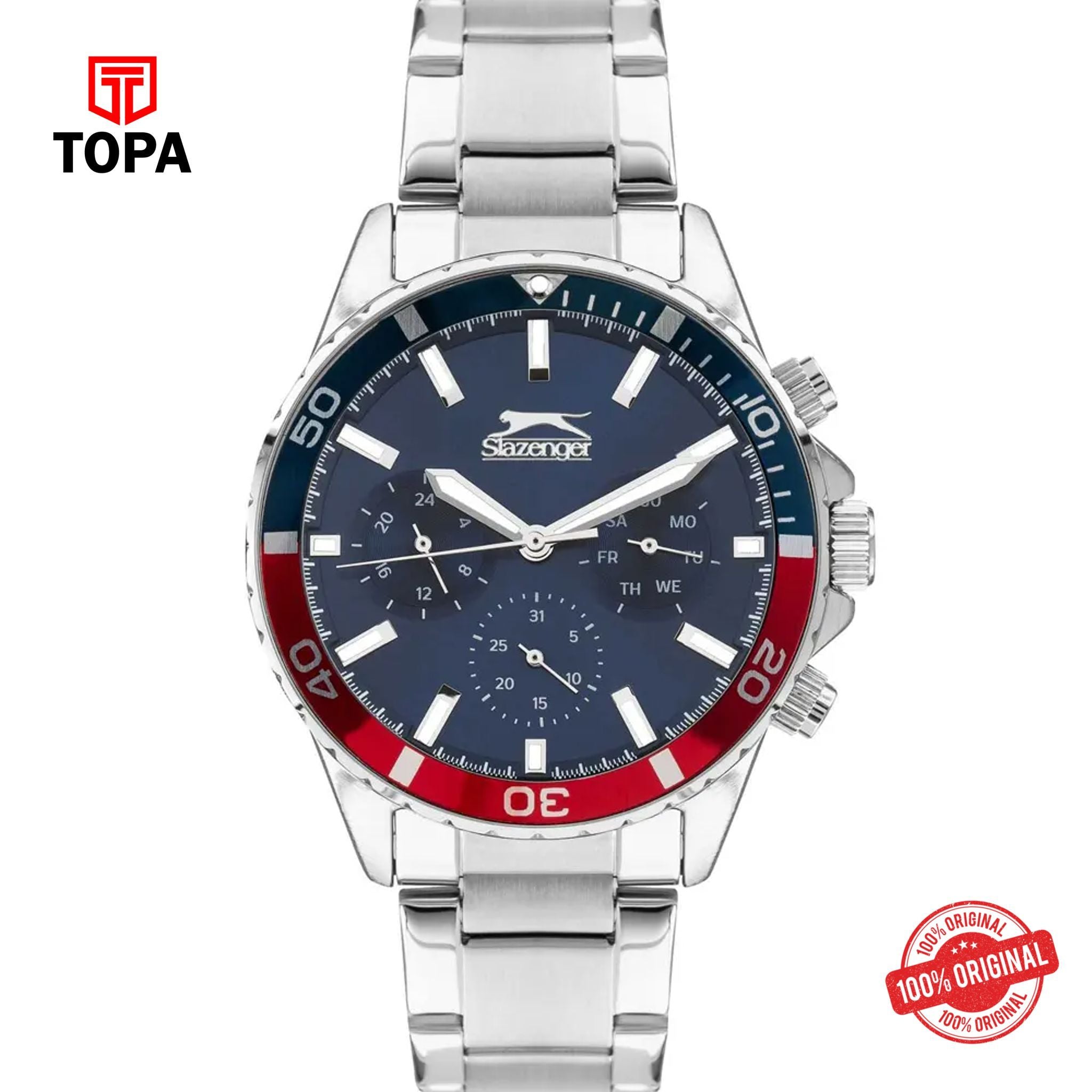 Topa Slazenger-SL.9.2065.2.03-Metal-Band-Men-Watch - Product Image 1