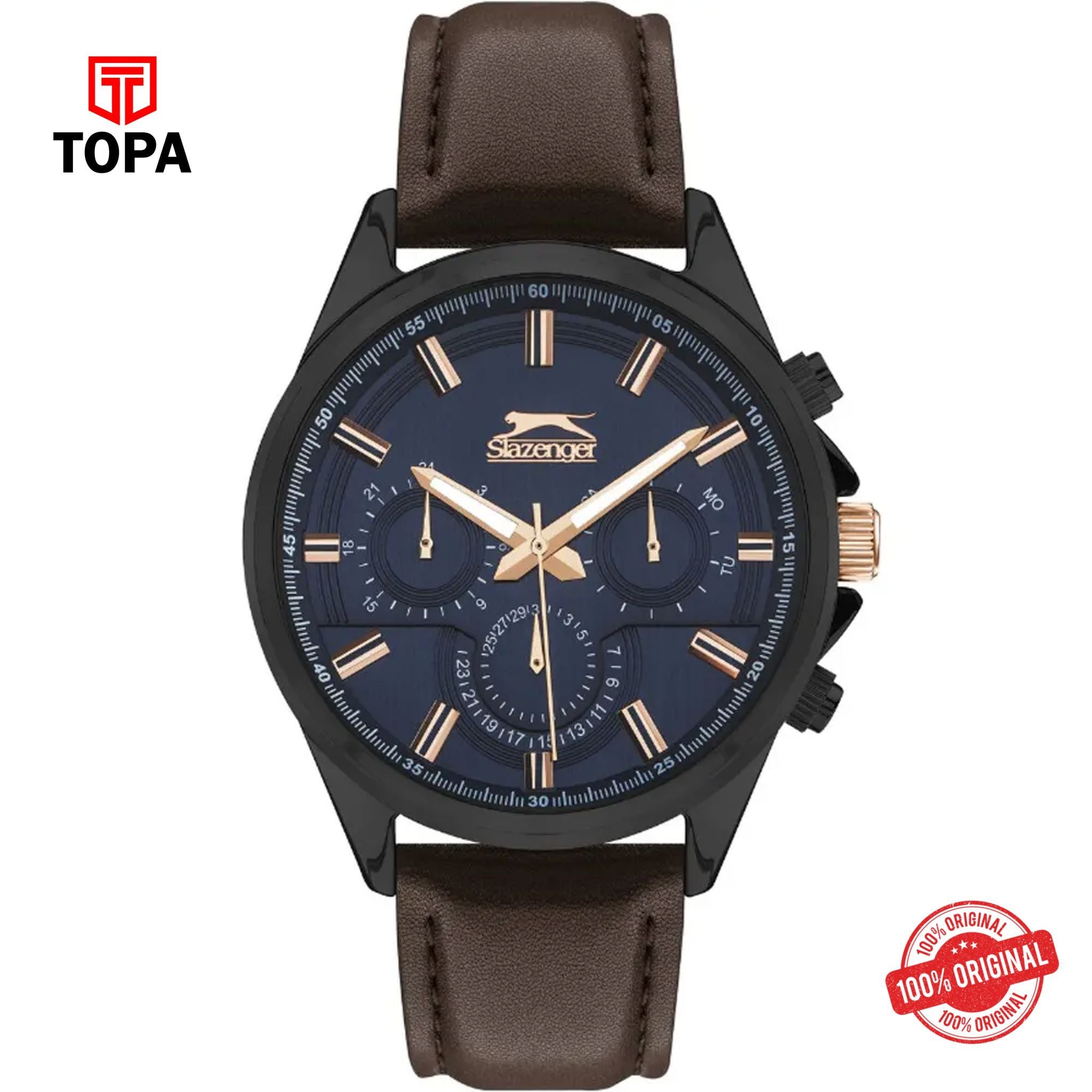 Topa Slazenger-SL.9.2067.2.02-Leather-Band-Men-Watch - Product Image 1