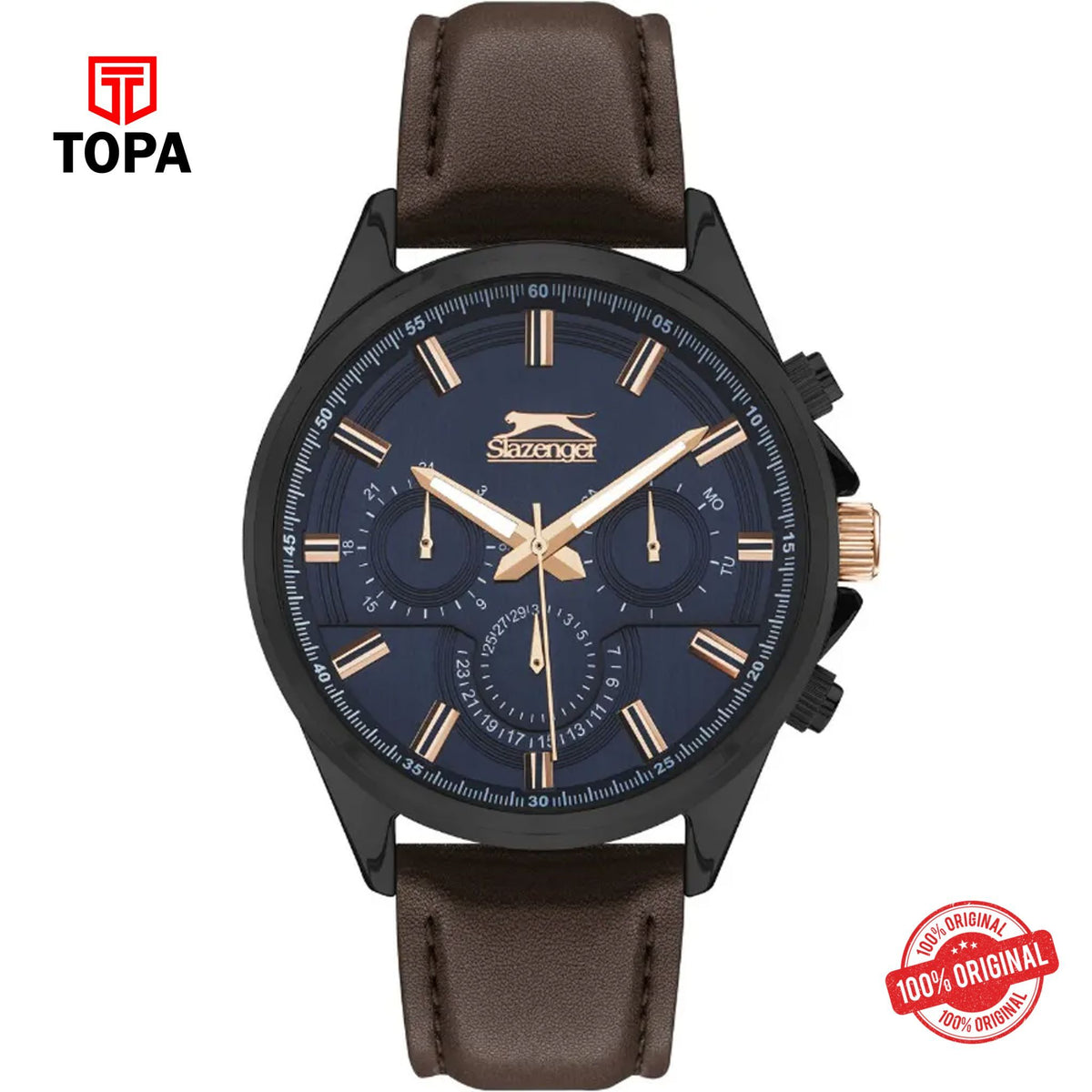 Topa Slazenger-SL.9.2067.2.02-Leather-Band-Men-Watch - Product Image 1