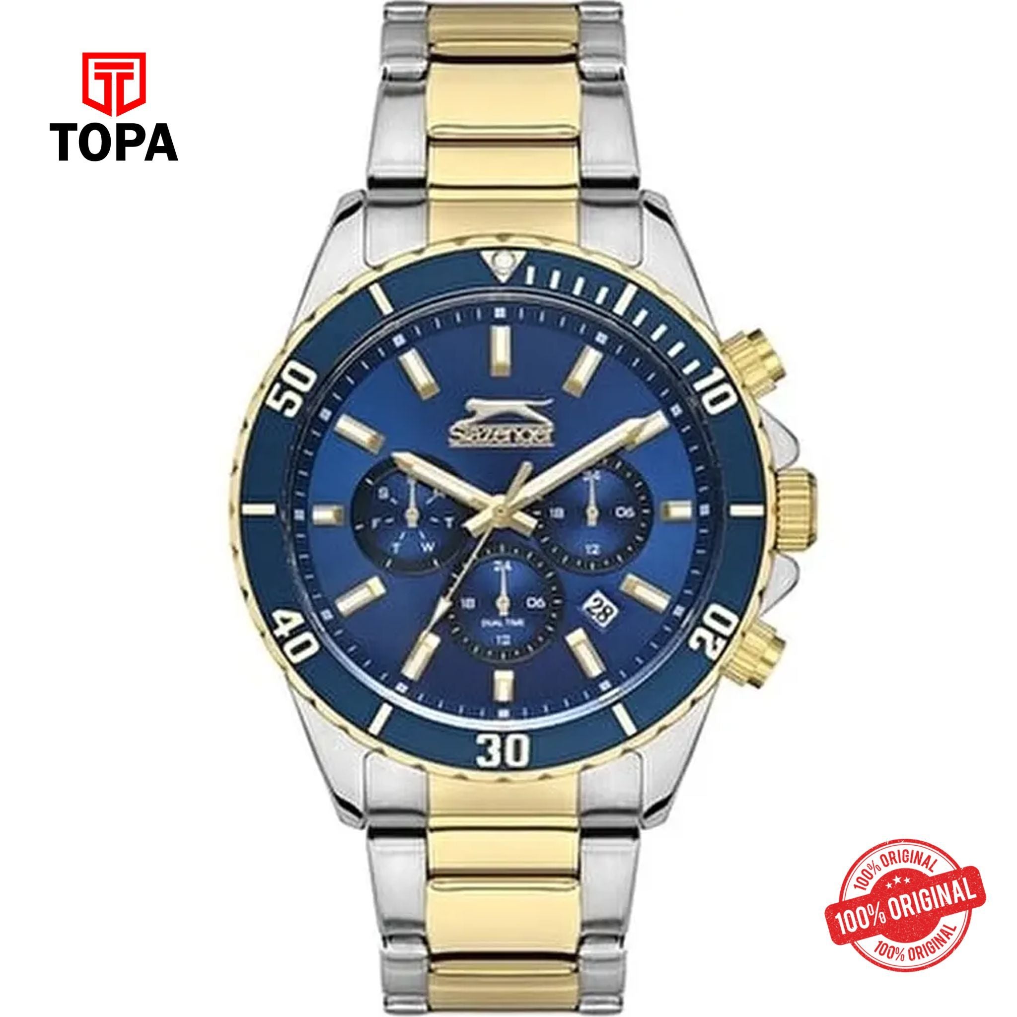 Topa Slazenger-SL.9.2091.2.02-Metal-Band-Men-Watch - Product Image 1