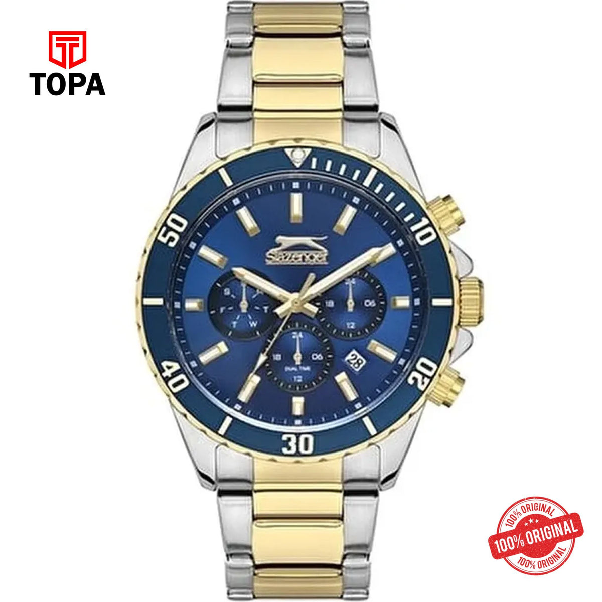 Topa Slazenger-SL.9.2091.2.02-Metal-Band-Men-Watch - Product Image 1