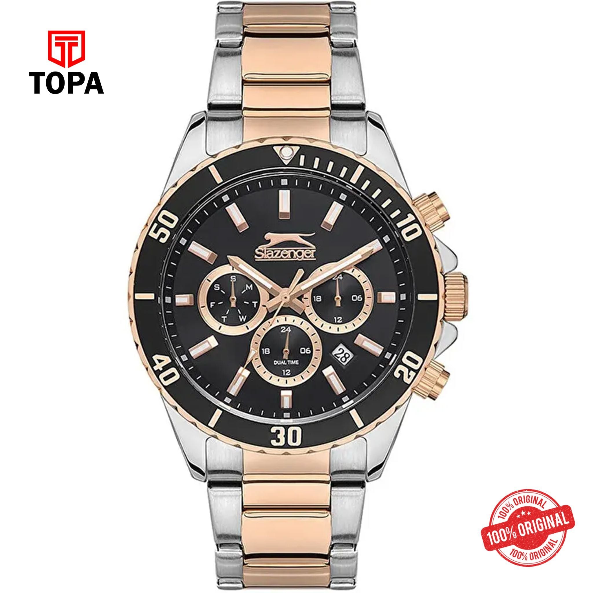 Topa Slazenger-SL.9.2091.2.05-Metal-Band-Men-Watch - Product Image 1