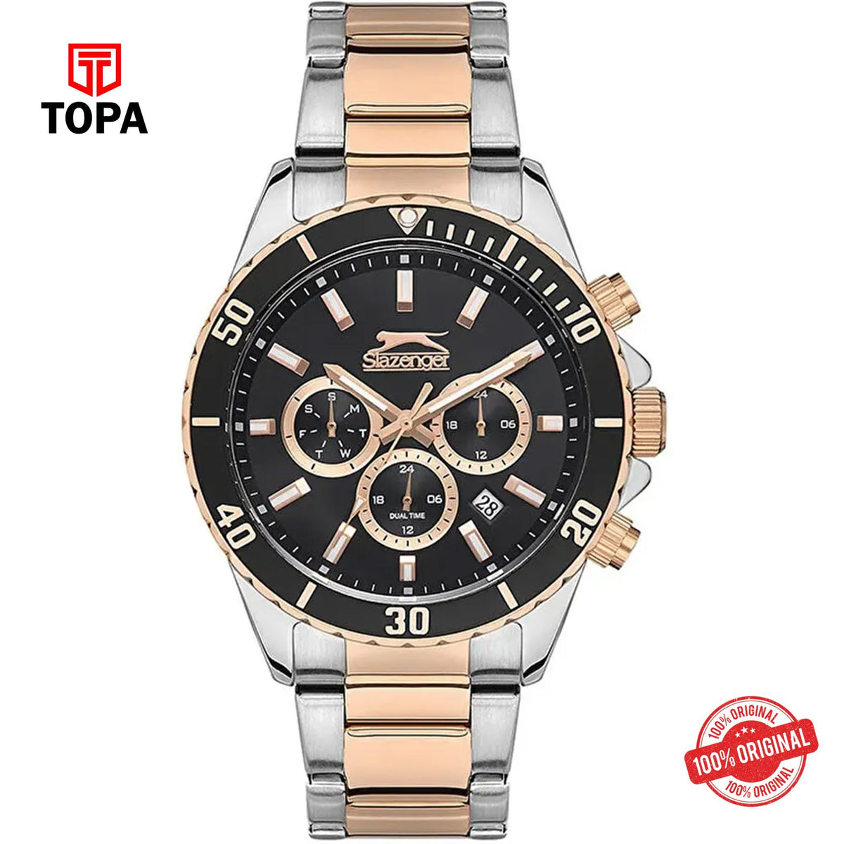 Topa Slazenger-SL.9.2091.2.05-Metal-Band-Men-Watch - Product Image 1
