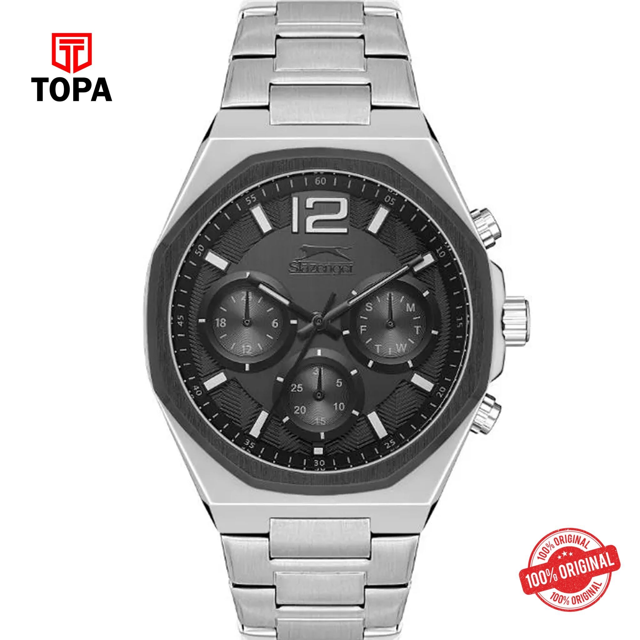 Topa Slazenger-SL.9.2106.2.05-Metal-Band-Men-Watch - Product Image 1