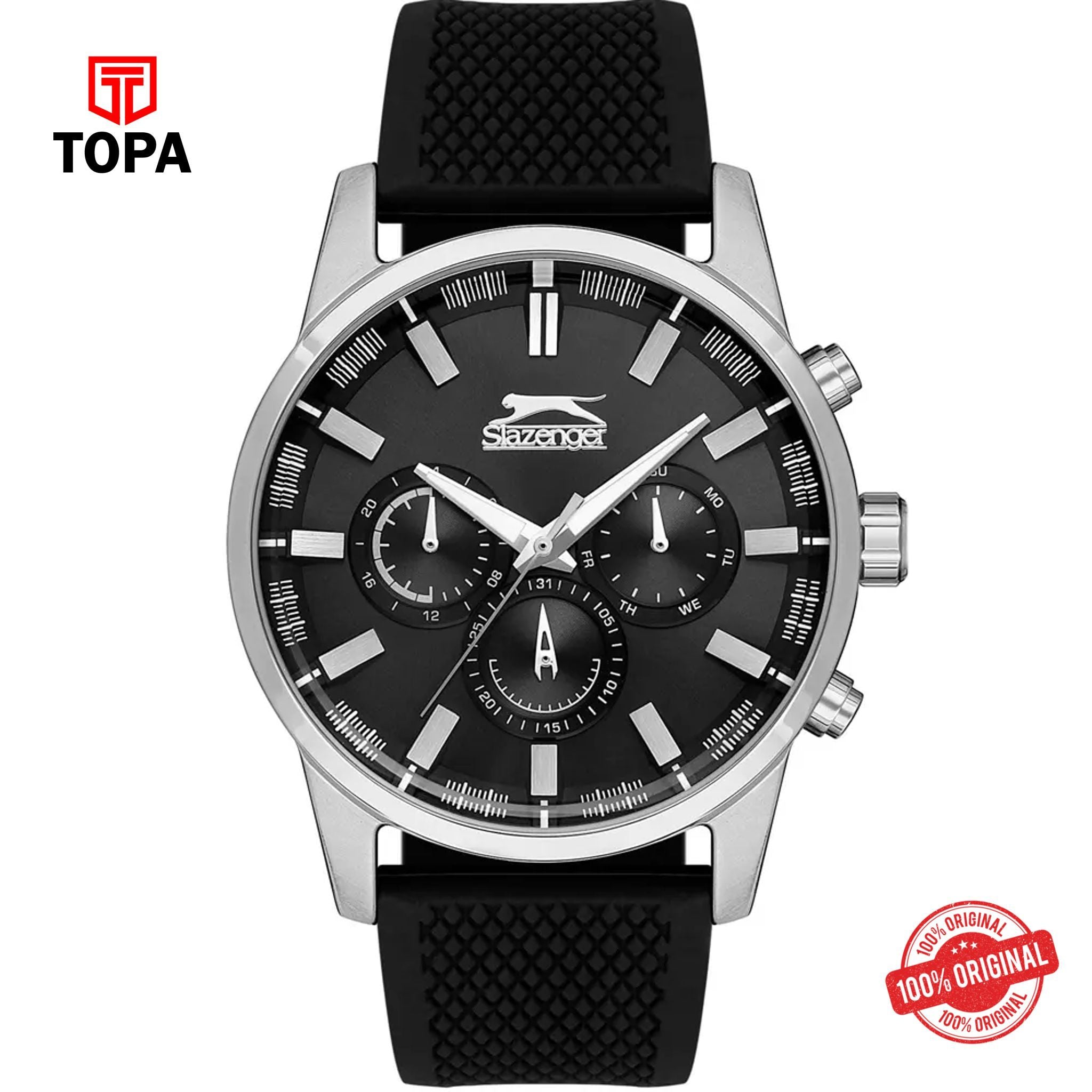 Topa Slazenger-SL.9.2107.2.01-Rubber-Band-Men-Watch - Product Image 1