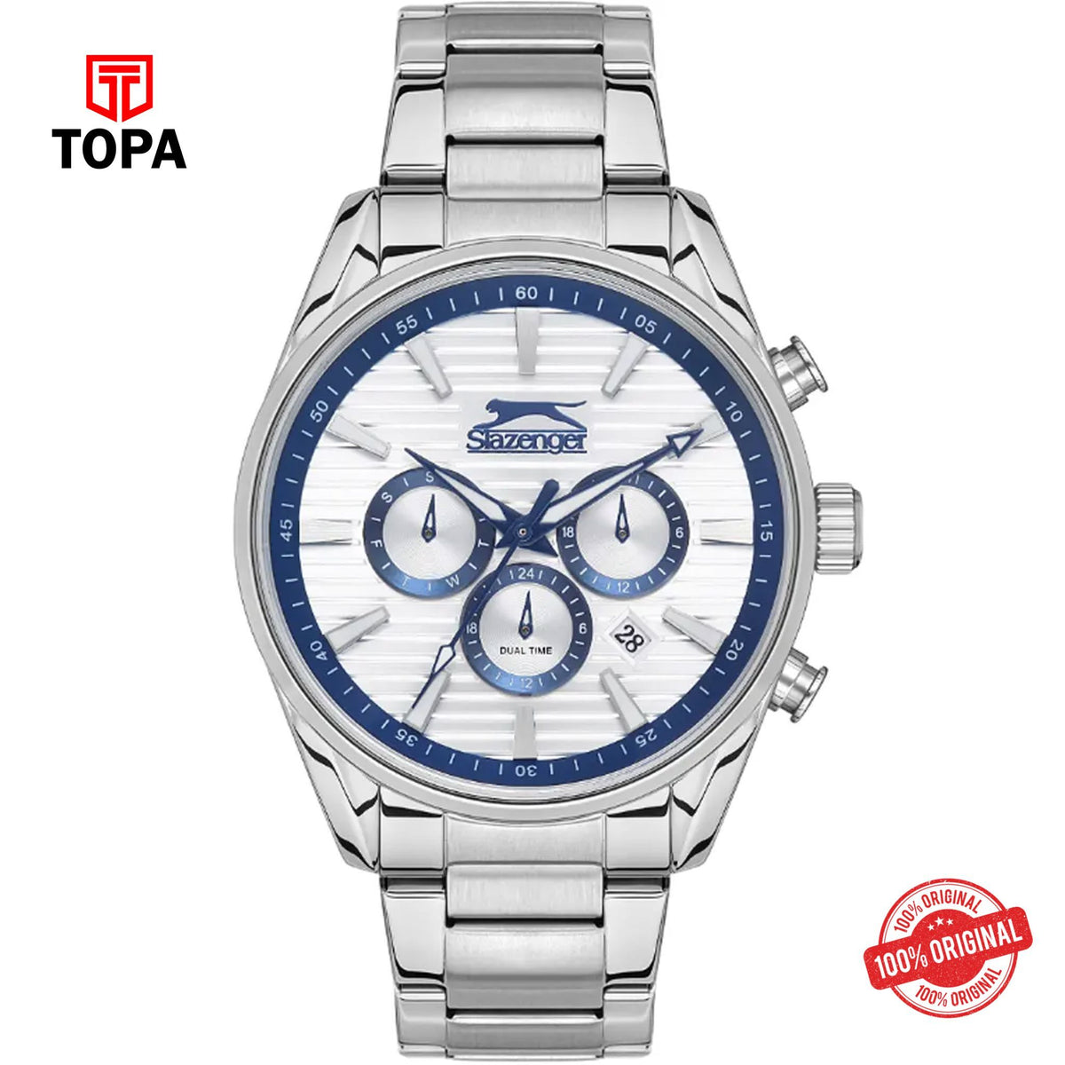 Topa Slazenger-SL.9.2111.2.01-Metal-Band-Men-Watch - Product Image 1